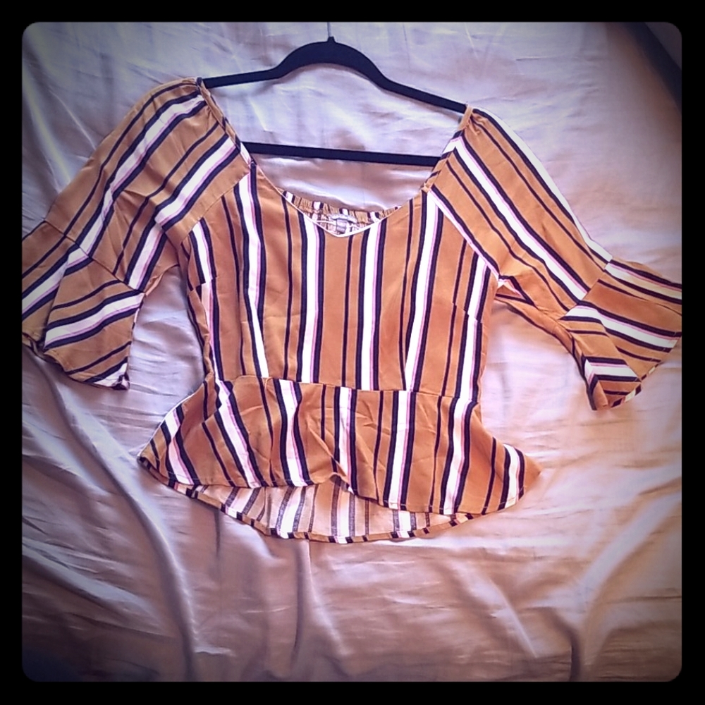 Striped Blouse *NWOT*Brand New*